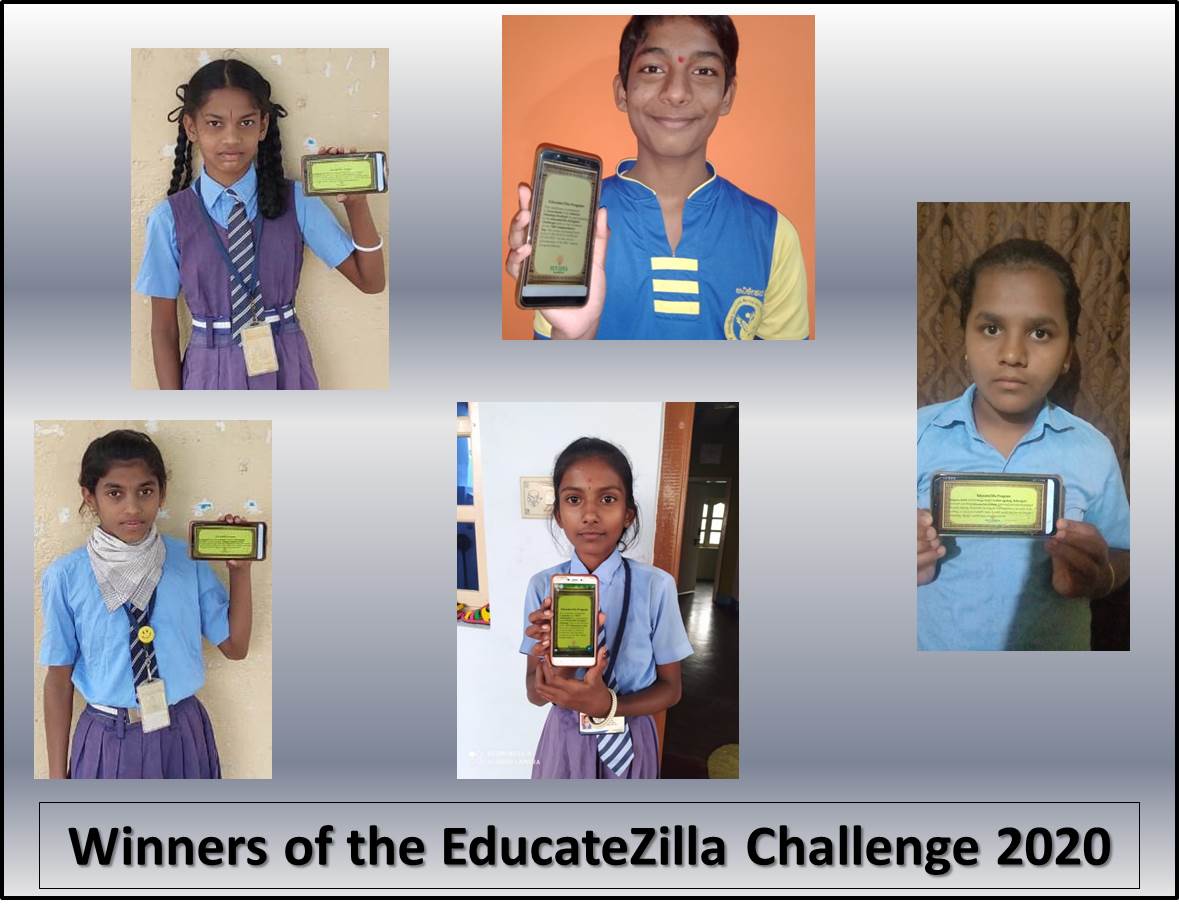 Winners of the EducateZilla Challenge 2020