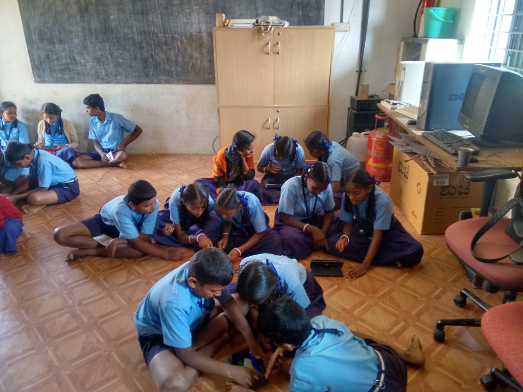 The solution being used in a rural school